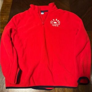 Old Navy Boys 10-12 Cozy Red Fleece